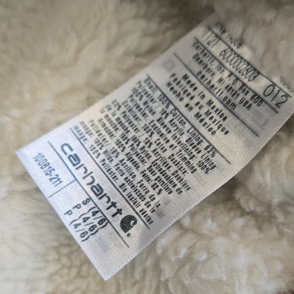 Carhartt Womens Small Weathered Wildwood Duck Jacket - Picture 6 of 10